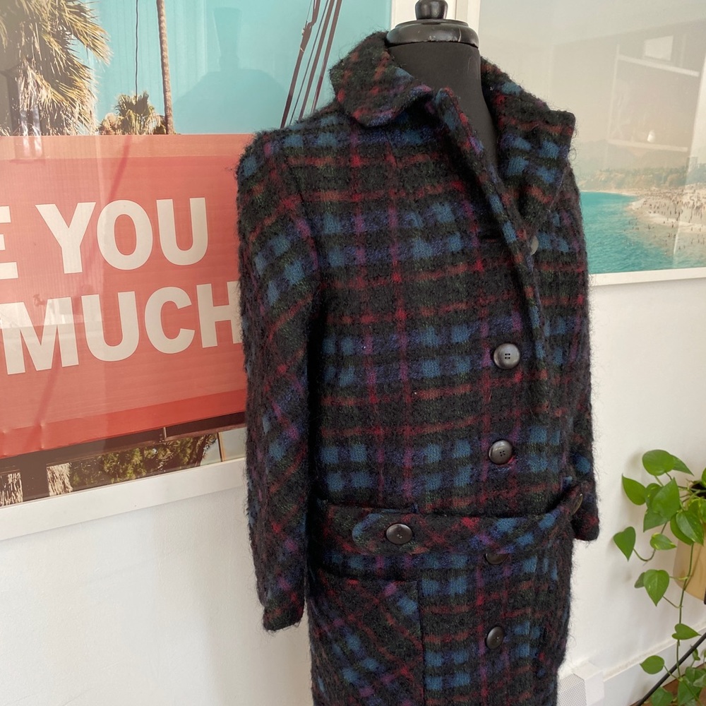 Vintage 60s Jeanette July Wool Coat Sz 9-10